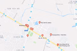 Khu đô thị dầu khí Đức Giang sẽ nằm tại xã Đức Giang và thị trấn Trạm Trôi, huyện Hoài Đức.