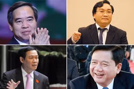 Ông Nguyễn Văn Bình, ông Hoàng Trung Hải, ông Vương Đình Huệ, ông Đinh La Thăng.