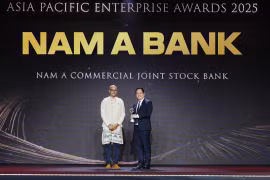 Nam A Bank: Dấu ấn 33 năm với hàng loạt giải thưởng uy tín trong nước và quốc tế