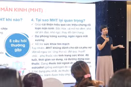 Bác sĩ, chuyên gia khuyên phụ nữ gặp rối loạn sức khỏe sinh sản "đừng chịu đựng trong im lặng"