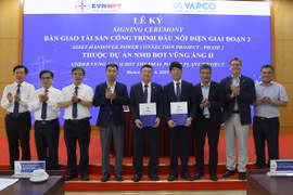 EVNNPT tiếp nhận tài sản - Công trình đấu nối điện thuộc Dự án Nhà máy nhiệt điện BOT Vũng Áng II