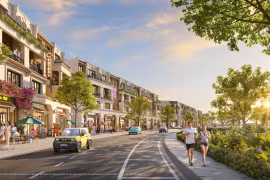 Thương phố Đại Lộ 120 m²: Gấp đôi mặt tiền, nhân đôi giá trị tại Vinhomes Wonder City