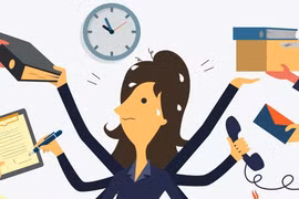 Tập trung và quản lý, sắp xếp được công việc không phải điều dễ dàng. Ảnh: Internet