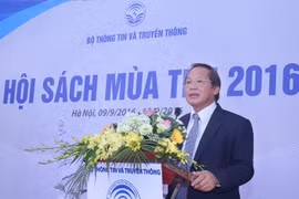  Bộ trưởng Bộ TT&TT Trương Minh Tuấn phát biểu tại Lễ khai mạc. Ảnh: Đức Huy