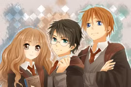 Chiêm ngưỡng các nhân vật Harry Potter phiên bản anime