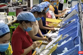 Công nhân làm việc tại khu công nghiệp