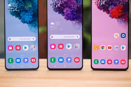 Bộ ba Samsung Galaxy S20 tiếp tục khuynh đảo thị trường điện thoại thông minh 5G tại Mỹ. Ảnh: Phone Arena