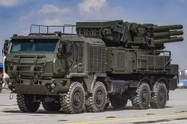 Tổ hơp pháo-tên lửa phòng không Pantsir-SM. Ảnh Techcult
