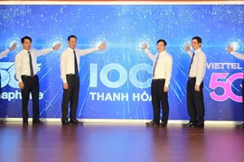 Thanh Hoá khai trương thử nghiệm phát sóng 5G và Trung tâm giám sát điều hành thông minh tỉnh.