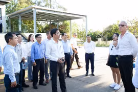 Ông Trần Chí Cường - Phó Chủ tịch UBND TP Đà Nẵng - kiểm tra công tác chuẩn bị giải đấu