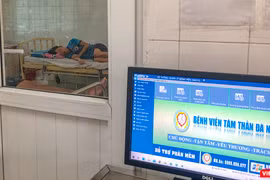 Bệnh nhân Võ Văn Tr. (14 tuổi, trú Thăng Bình, Quảng Nam) điều trị tại Bệnh viện Tâm thần Đà Nẵng .