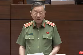 Bộ trưởng Bộ Công an Tô Lâm (Ảnh Lê Mai)