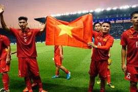 Chiến tích của U23 Việt Nam đứng đầu diễn đàn bóng đá lớn nhất thế giới. Ảnh: TTXVN