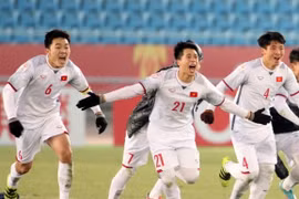 Dù U23 Việt Nam chiến thắng nhưng bản thân trung vệ Bùi Tiến Dũng vẫn có những luyến tiếc cho riêng mình. Ảnh: Webthethao