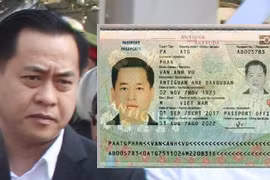 Vũ "nhôm" bị bắt tại nước ngoài do sử dụng hộ chiếu giả. Ảnh: Bộ Công an