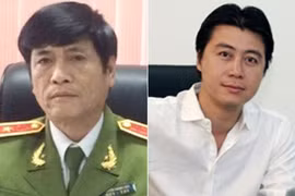 Cựu Thiếu tướng Nguyễn Thanh Hóa và Cựu Chủ tịch HĐQT VTC Online Phan Sào Nam - hai bị can trong vụ án. Ảnh: CAND