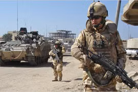 Binh sĩ Anh làm nhiệm vụ tại Iraq