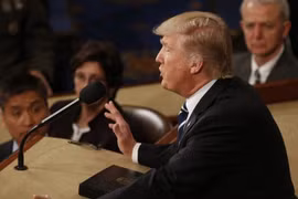 Tổng thống D. Trump phát biểu trước Hạ viện