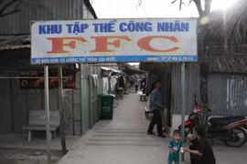 Chính phủ có chủ trương phát triển nhà ở xã hội cho công nhân KCN nhưng không nhiều nhà đầu tư bất động sản quan tâm. Trong ảnh: Khu tập thể công nhân FFC (Cà Mau). Ảnh:Dũng Minh