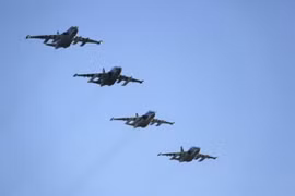 Máy bay tấn công Su-25 của Nga. (Nguồn: Reuters)