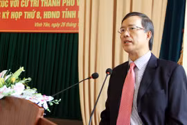 Ông Phạm Văn Vọng - nguyên Bí thư Tỉnh ủy Vĩnh Phúc. Ảnh: Cổng thông tin điện tử Vĩnh Phúc