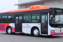 Một mẫu xe buýt chạy khí CNG của Trung Quốc