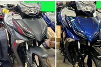 Phần đầu xe của Yamaha Exciter đời mới lấy cảm hứng từ các thế hệ xe trong quá khứ như Exciter 135 hay Exciter 150. Ảnh: MXH.