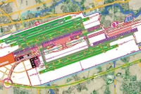 Mặt bằng dự án sân bay Gia Bình
