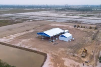 Khu đô thị thể thao Olympic - dự án vừa được khởi công. Ảnh: Thủy Tiên