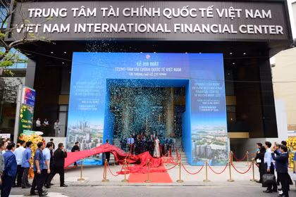 Trung tâm Tài chính Quốc tế Việt Nam tại TP.HCM chính thức ra mắt. Ảnh: Diệu Huyền