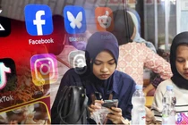 Indonesia đã tuyên bố cấm sử dụng mạng xã hội đối với người dùng trẻ tuổi. Ảnh: Nikkei Asia.