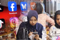 Indonesia đã tuyên bố cấm sử dụng mạng xã hội đối với người dùng trẻ tuổi. Ảnh: Nikkei Asia.