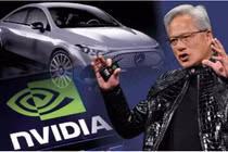 Giám đốc điều hành Nvidia, Jensen Huang, đã giới thiệu nền tảng mã nguồn mở Alpamayo tại triển lãm công nghệ CES. Ảnh: Nikkei Asia.