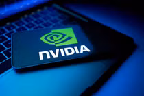 Cổ phiếu Nvidia rơi xuống mức định giá thấp kỷ lục. Ảnh: Reuters.