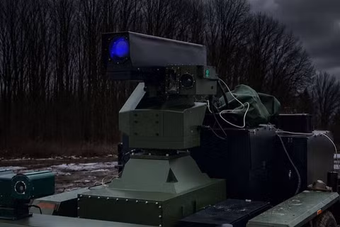 Hình ảnh về hệ thống laser Tryzub của Ukraine. Ảnh: IE