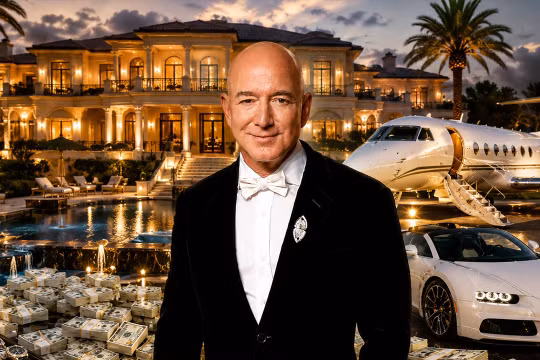 Choáng ngợp dinh thự 78 triệu USD của tỷ phú Jeff Bezos và người tình