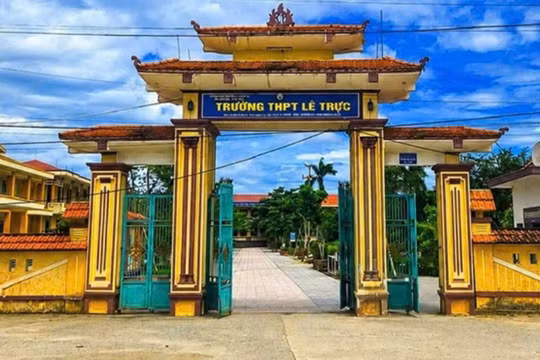 Vụ gian lận thi tốt nghiệp ở Quảng Trị: Hủy kết quả thi của 5 thí sinh tại Trường THPT Lê Trực