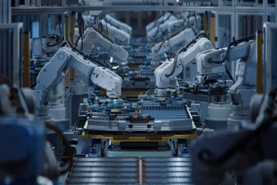 Nhà máy tối của Xiaomi có thể sản xuất một chiếc điện thoại mỗi giây. Ảnh: BGR.