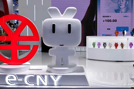 Trung Quốc đang thúc đẩy đồng nhân dân tệ kỹ thuật số (e-CNY) do Ngân hàng Trung ương dẫn đầu. Ảnh: Nikkei Asia.