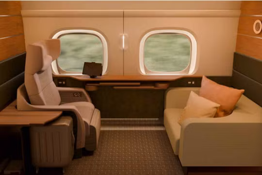 Các toa riêng này sẽ là những toa đầu tiên trên tuyến tàu cao tốc Tokaido trong vòng 23 năm. Ảnh: Nikkei Asia.