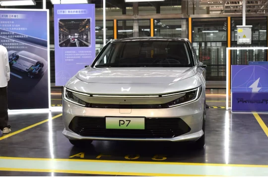 Mẫu xe điện P7 của Honda. Ảnh: Nikkei Asia.