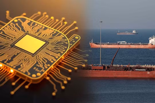 Cuộc chiến Iran đang gây áp lực lên chuỗi cung ứng toàn cầu và dẫn đến việc giá cả vận chuyển và nhiều loại linh kiện, vật liệu điện tử, bao gồm cả bo mạch, tiếp tục tăng cao. Ảnh: Nikkei Asia.