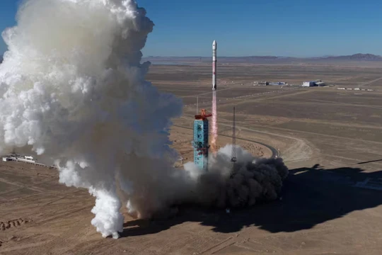  Tên lửa Zhuque-3 cảu LandSpace. Ảnh: Nikkei Asia.