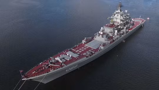 Tuần dương hạm chạy bằng năng lượng hạt nhân lớp Kirov của Hải quân Nga. Ảnh: MW.