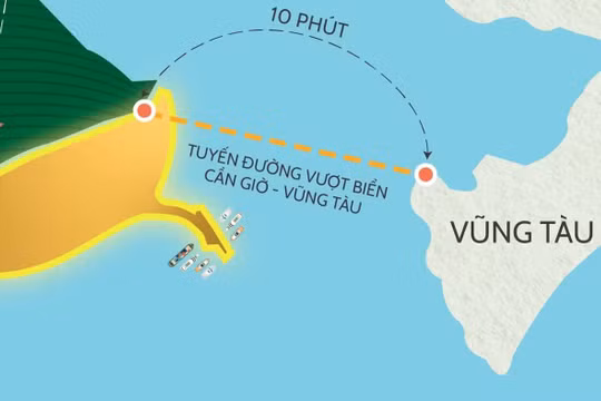 Siêu dự án đường vượt biển Cần Giờ – Vũng Tàu được phê duyệt