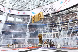 Lễ khai mạc World Cup 2026 tại Los Angeles. Ảnh: Reuters.