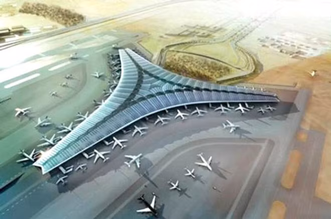 Một phối cảnh của dự án sân bay Long Thành