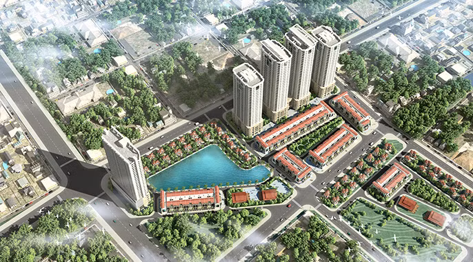 Phối cảnh dự án FLC Garden City - Ảnh: FLC