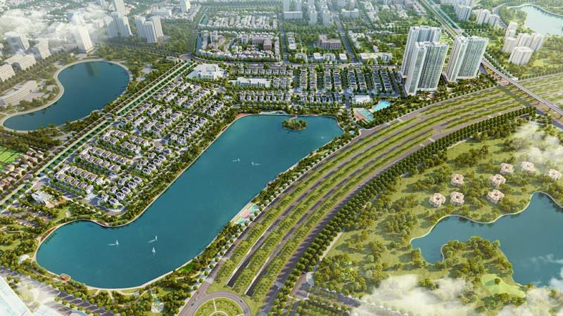 Khu đô thị Vinhomes Green Bay nằm đối diện Trung tâm Hội nghị Quốc gia Mỹ Đình, thuộc khu vực trung tâm hành chính mới phía Tây thủ đô