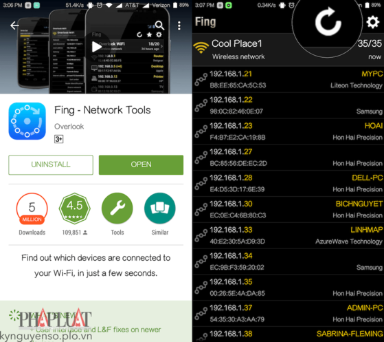Cách kiểm tra xem ai đang ‘xài chùa’ WiFi